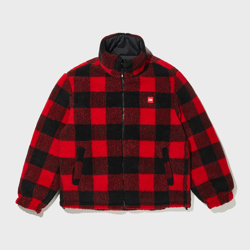 STYLE FLEECE REVERSIBLE DOWN RED