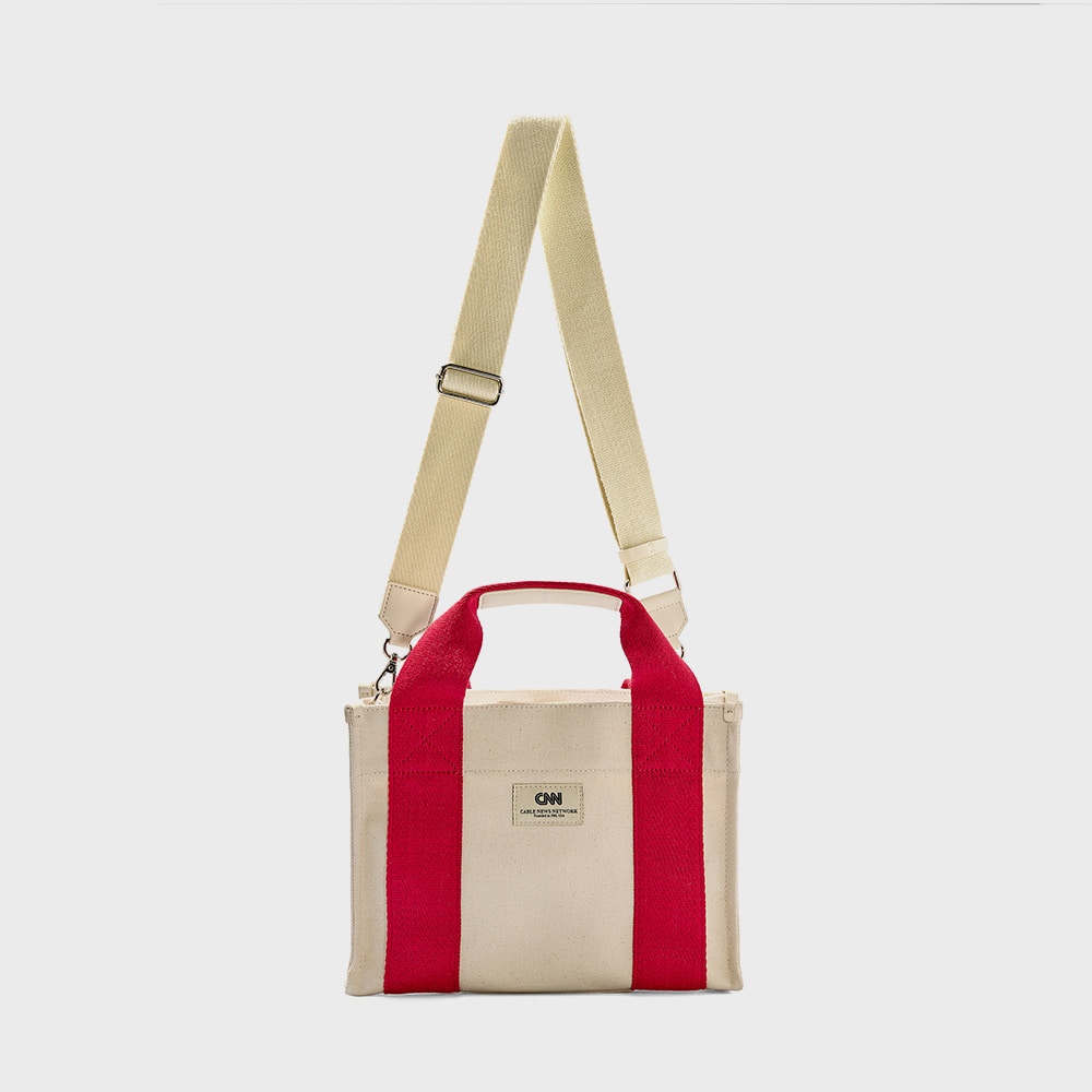 STYLE COTTON TOTE BAG RED