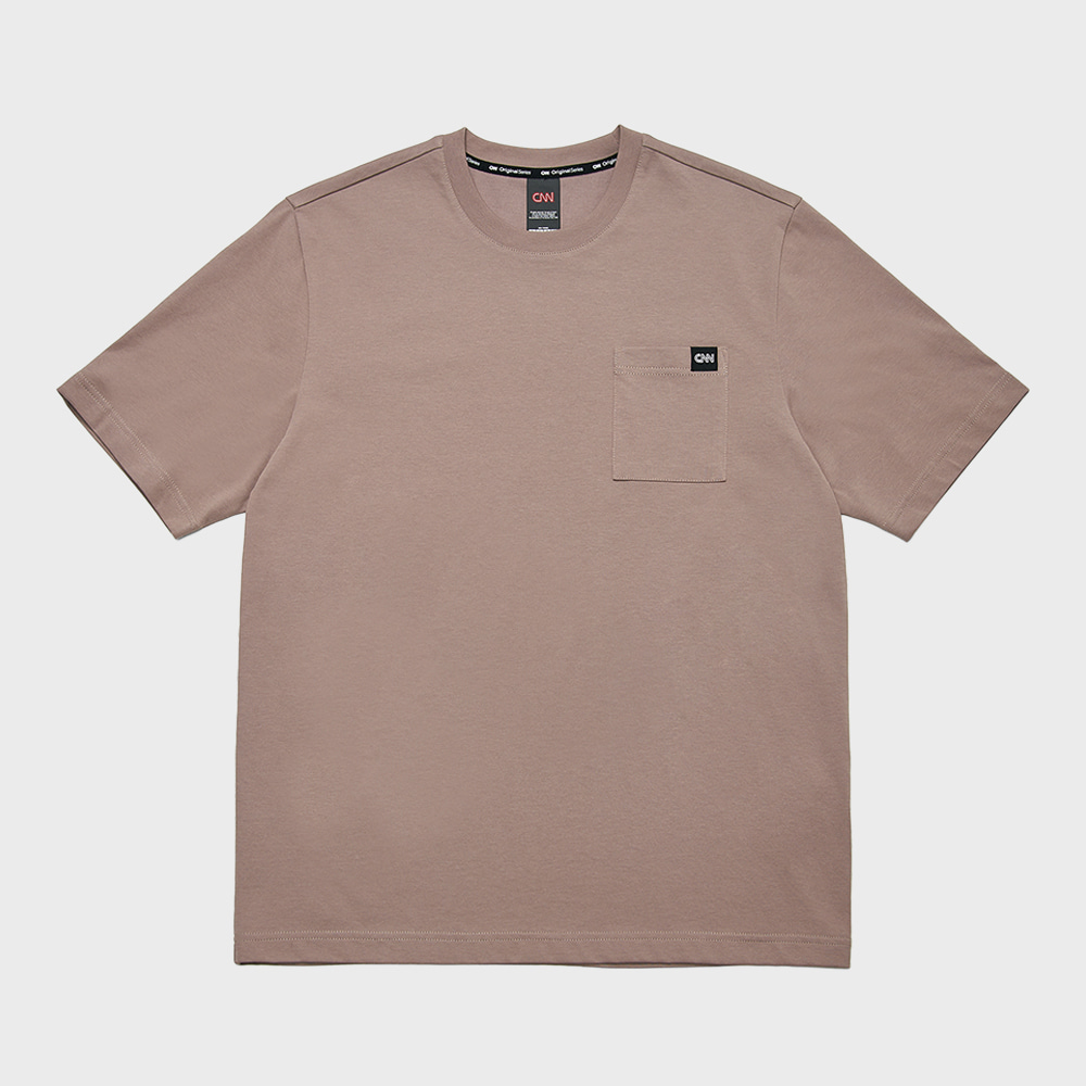 [ONLINE EXCLUSIVE] STYLE POCKET T-SHIRT TAUPE