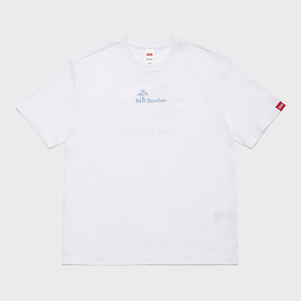 [ONLINE EXCLUSIVE] STYLE BEST BEACHES GRAPHIC T-SHIRT WHITE