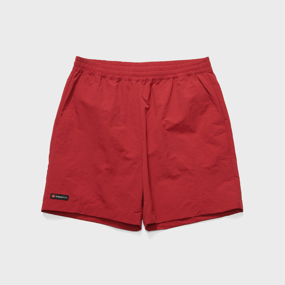 STYLE BASIC WOVEN SHORTS RED