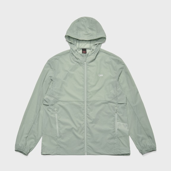 TRAVEL C-ONE PACKABLE JACKET GREY MINT